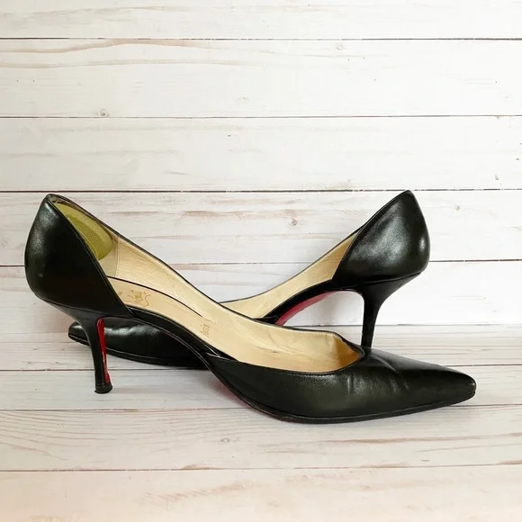 Christian Louboutin Black Napa Sixties size 40 - Picture 11 of 12